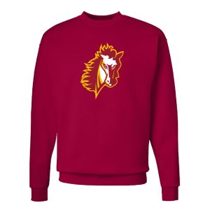 BL 0026 deep red crewneck 1 c